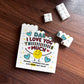 Dad Gift Building Block Puzzle Gift Love You This Much Gift