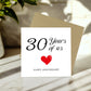30th Anniversary Card For Husband Wife Grandparents