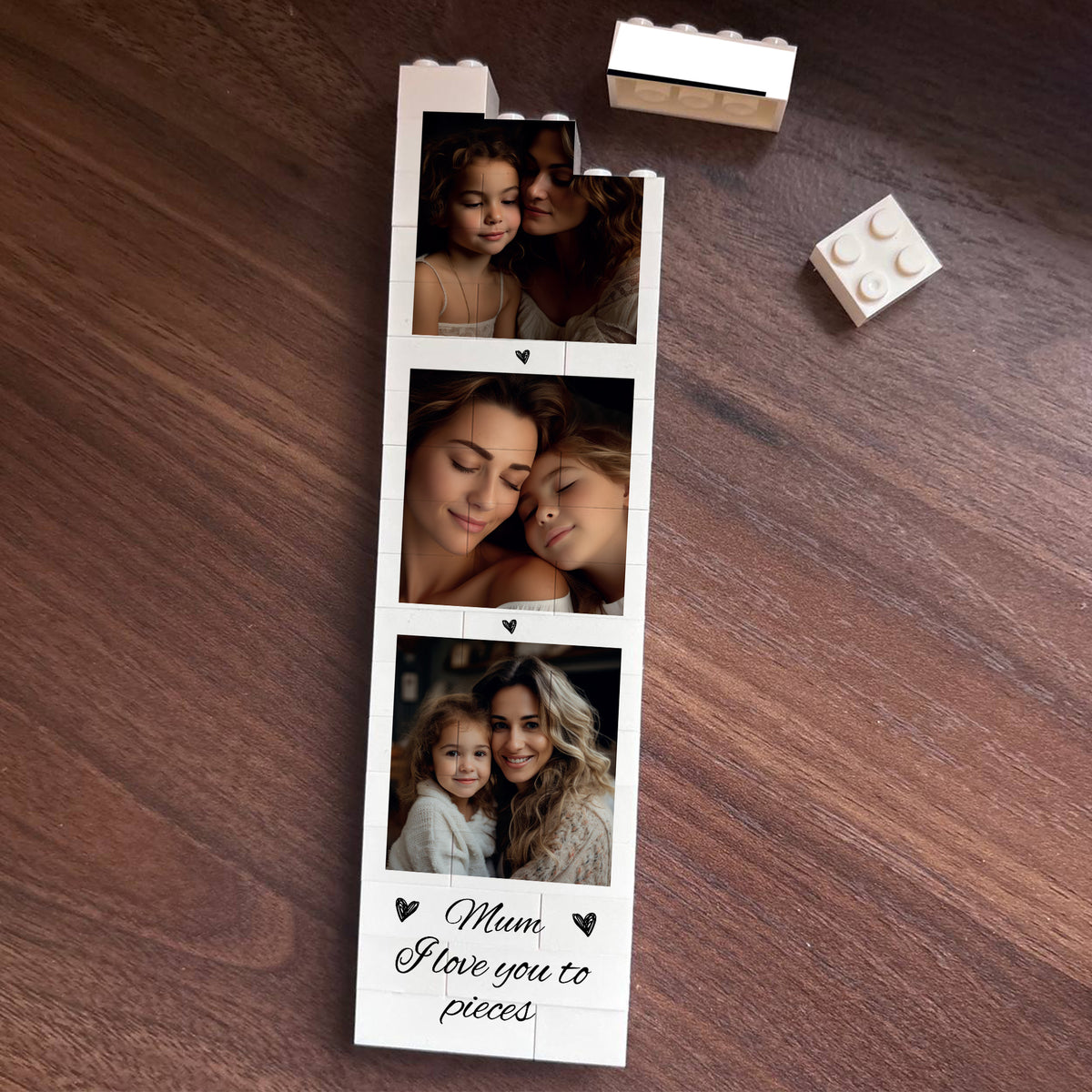 Personalised Mum Photo Collage I Love You To Pieces Mum