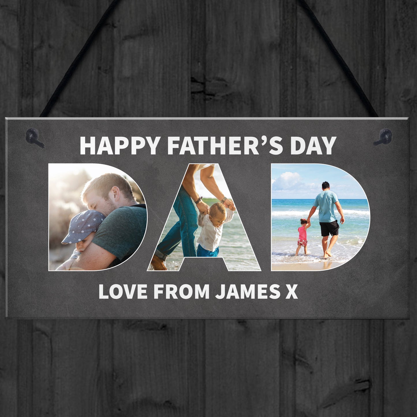 PERSONALISED DAD PLAQUE DAD GIFTS For Fathers Day Gift For Dad