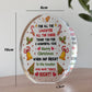 Christmas Gift For Teacher Acrylic Plaque Teaching Assistant