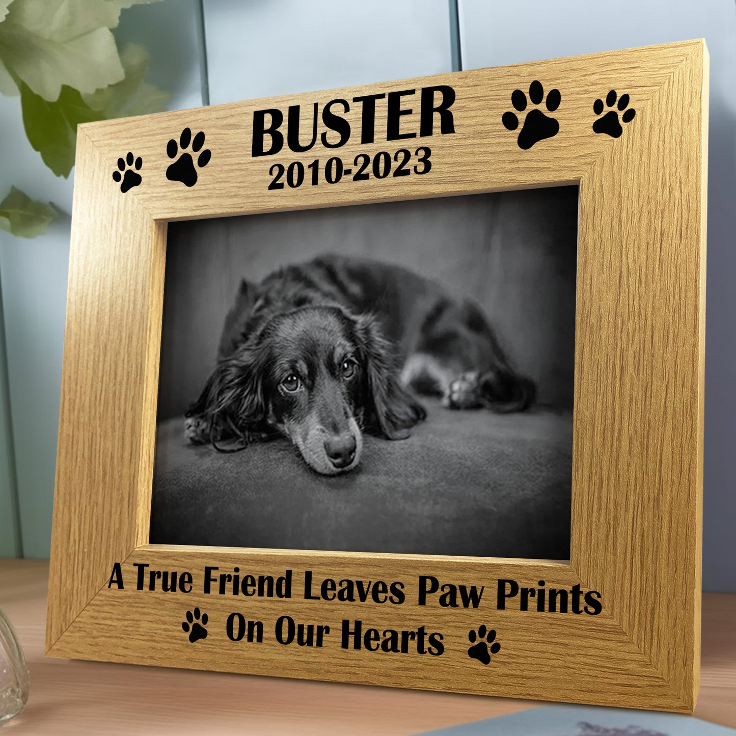 Personalised Pet Memorial Photo Frame Dog Memorial Gifts 7x5
