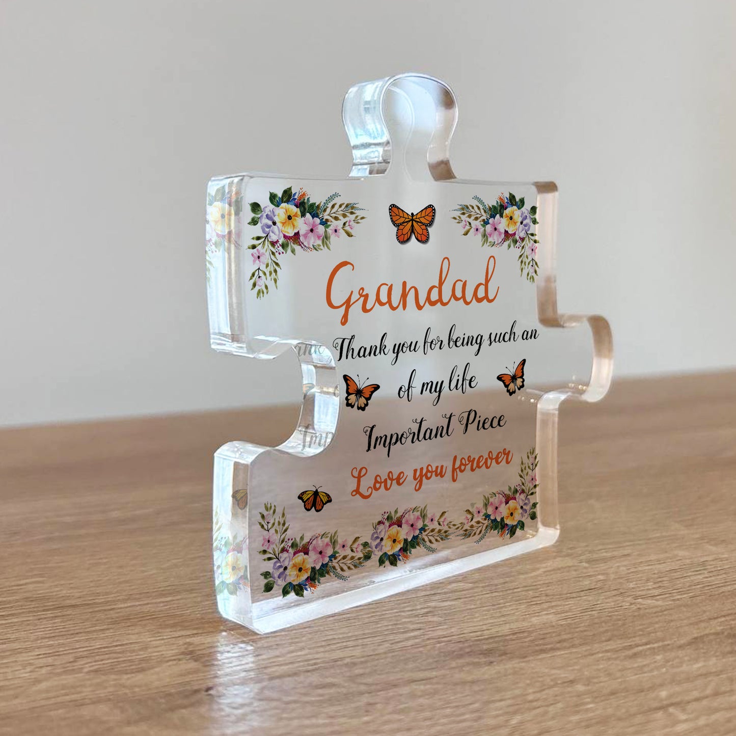 Grandad Birthday Gifts Presents Standing Plaque Keepsake