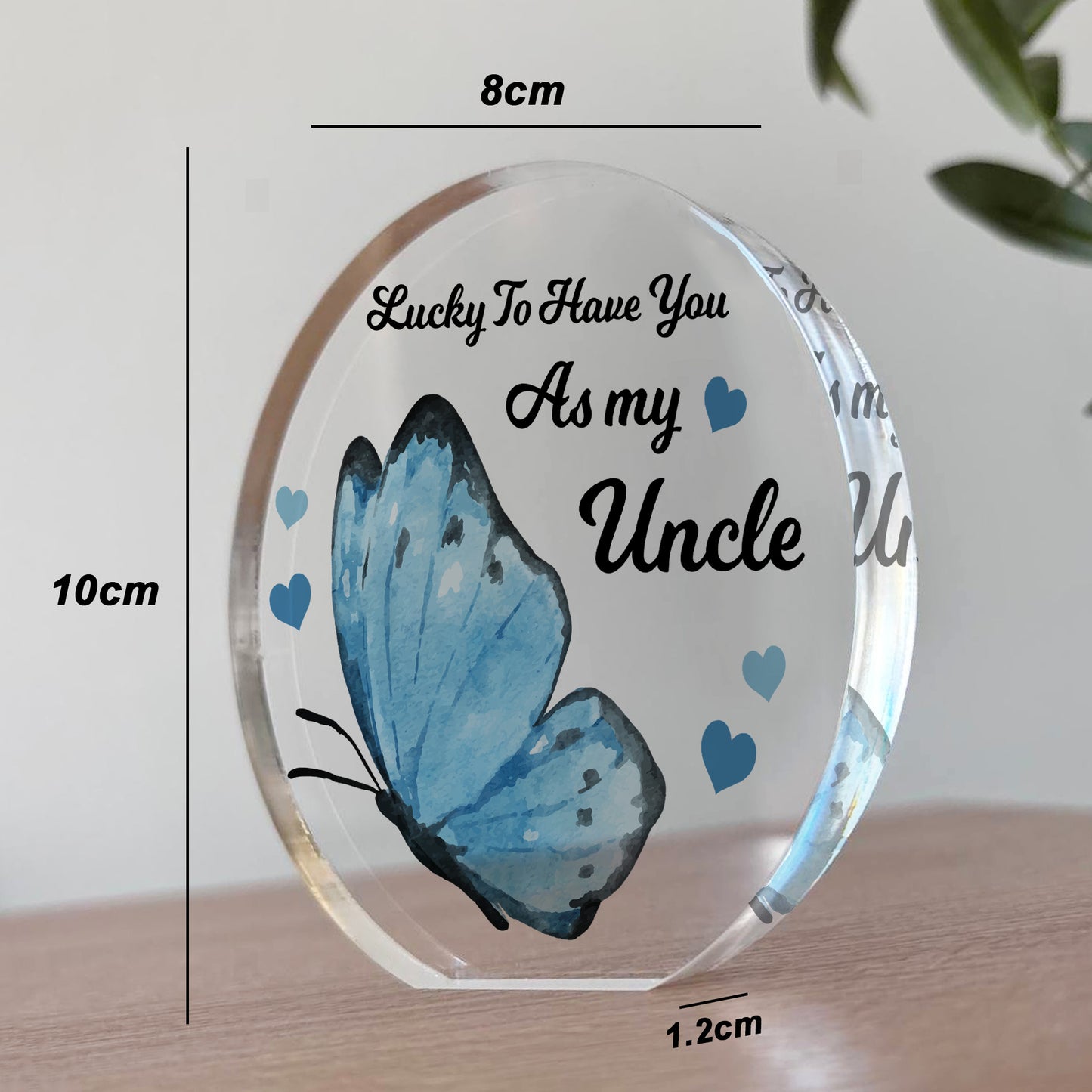 Lucky To Have You As My Uncle Gift For Uncle From Niece Nephew