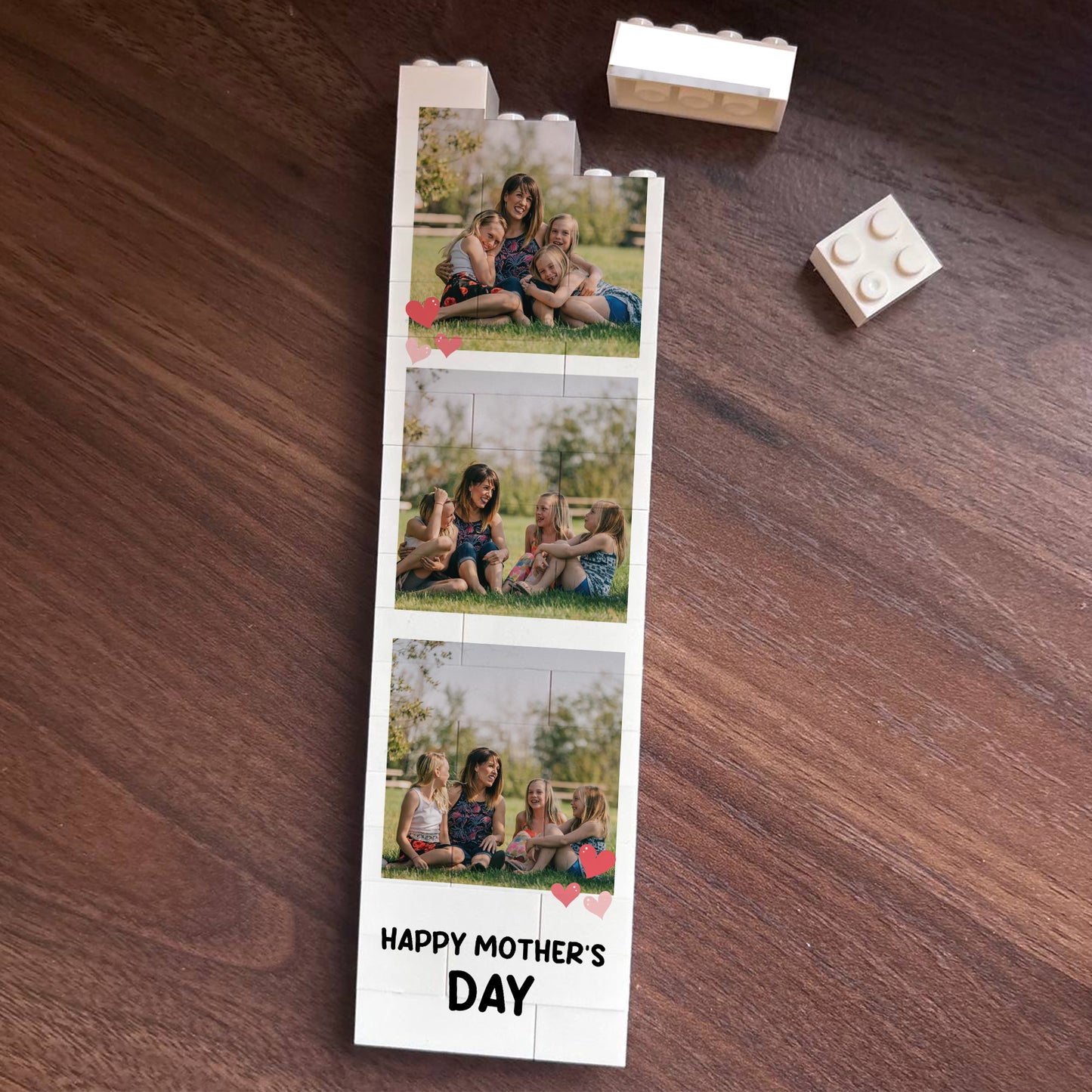 Personalised Mothers Day Gift Photo Building Block Mum Gifts