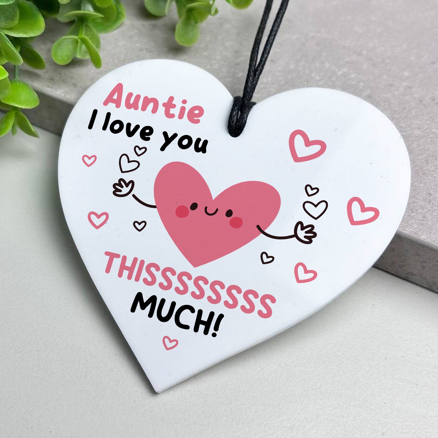 Gift For Auntie I Love You This Much BEST AUNTIE Birthday Gift