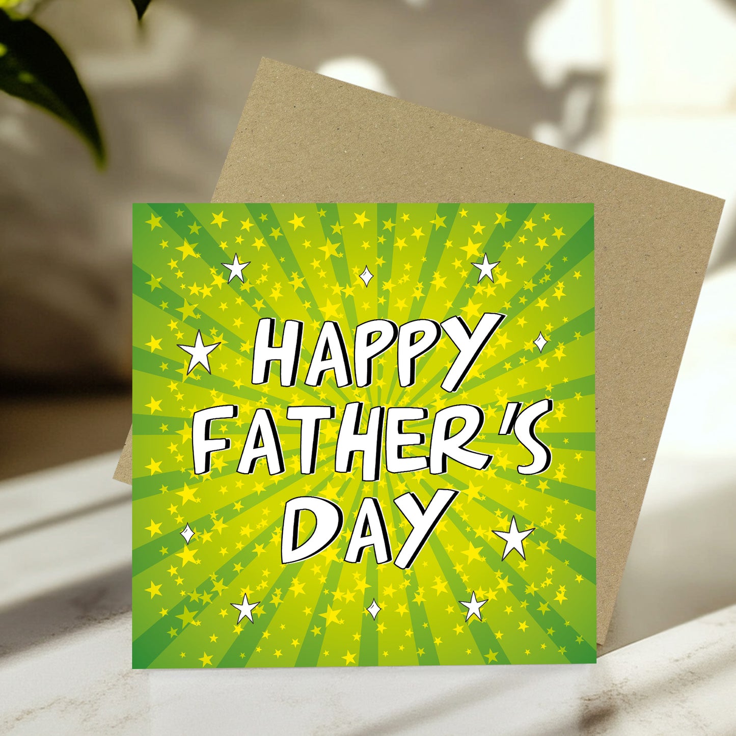 Fathers Day Card For Dad Card From Daughter and Son Happy Father