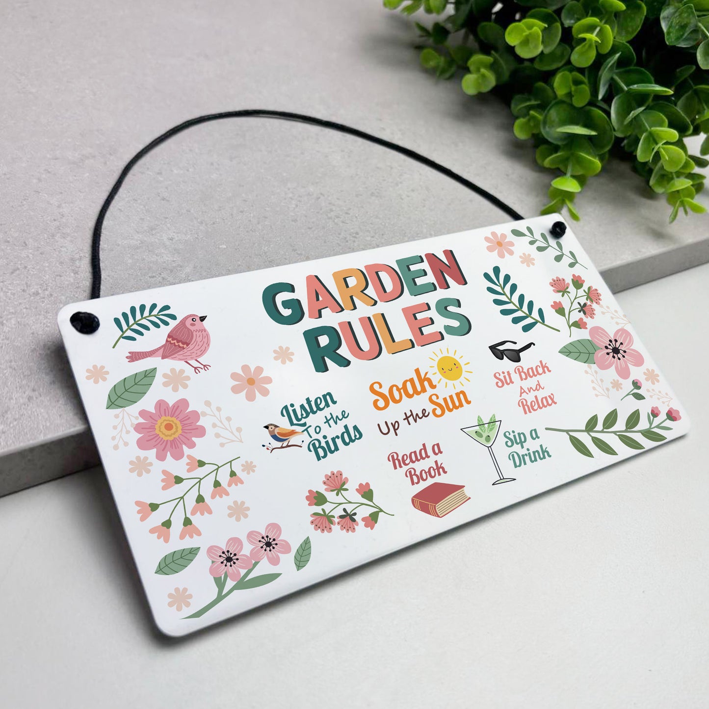 Garden Decoration Garden Signs For Outdoor Novelty Garden Rules