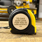 Dad Engraved Tape Measure Gift For Fathers Day Birthday Dad Gift
