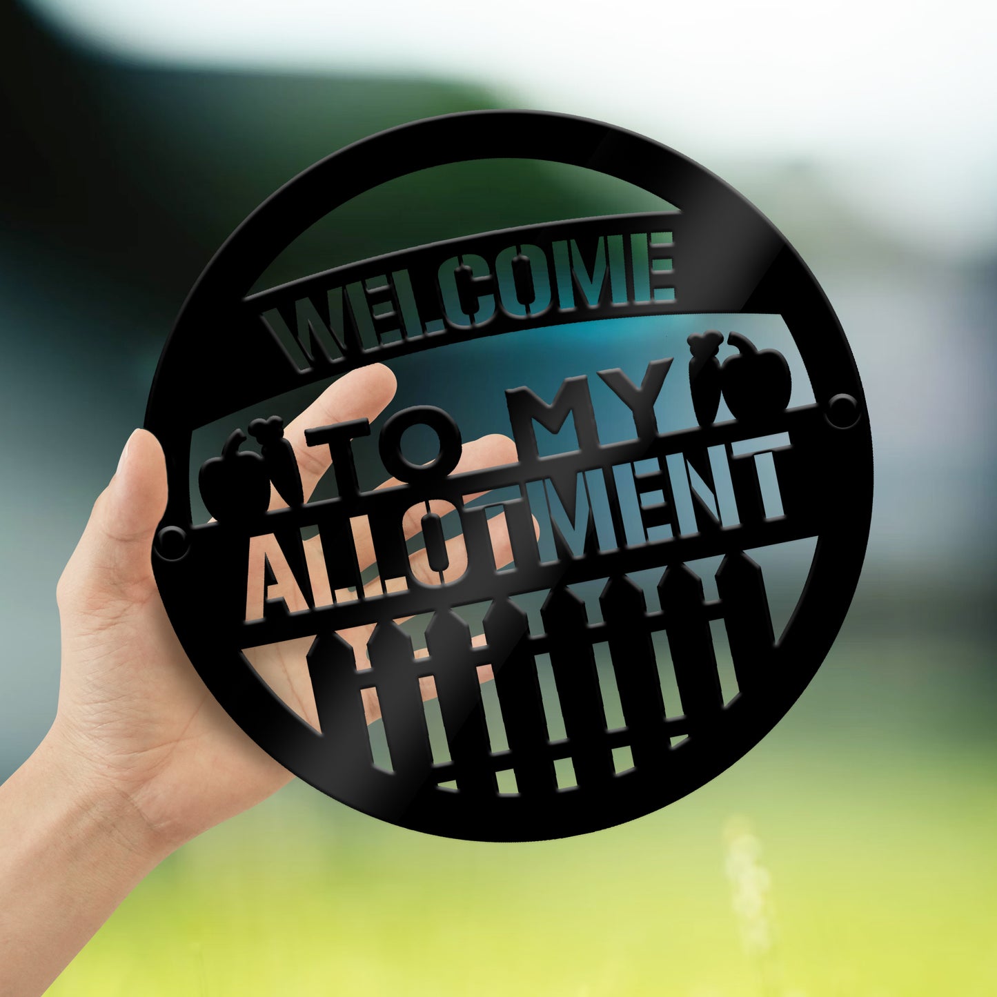 Welcome To My Allotment Sign For Garden Shed Garage Wall Sign