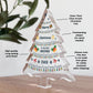 Brother Gift Christmas Acrylic Christmas Tree Gift For Him