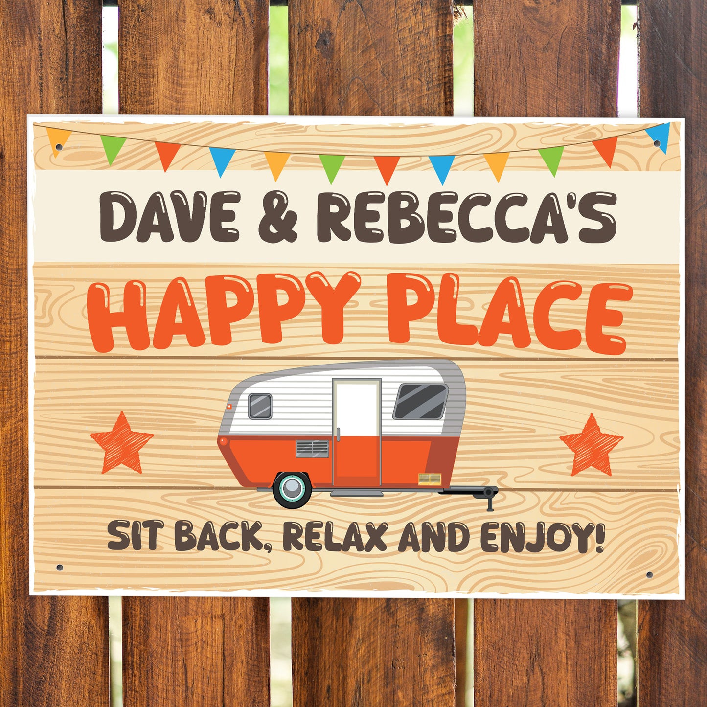Novelty Gift For Caravan Personalised Sign Funny Caravan Gift