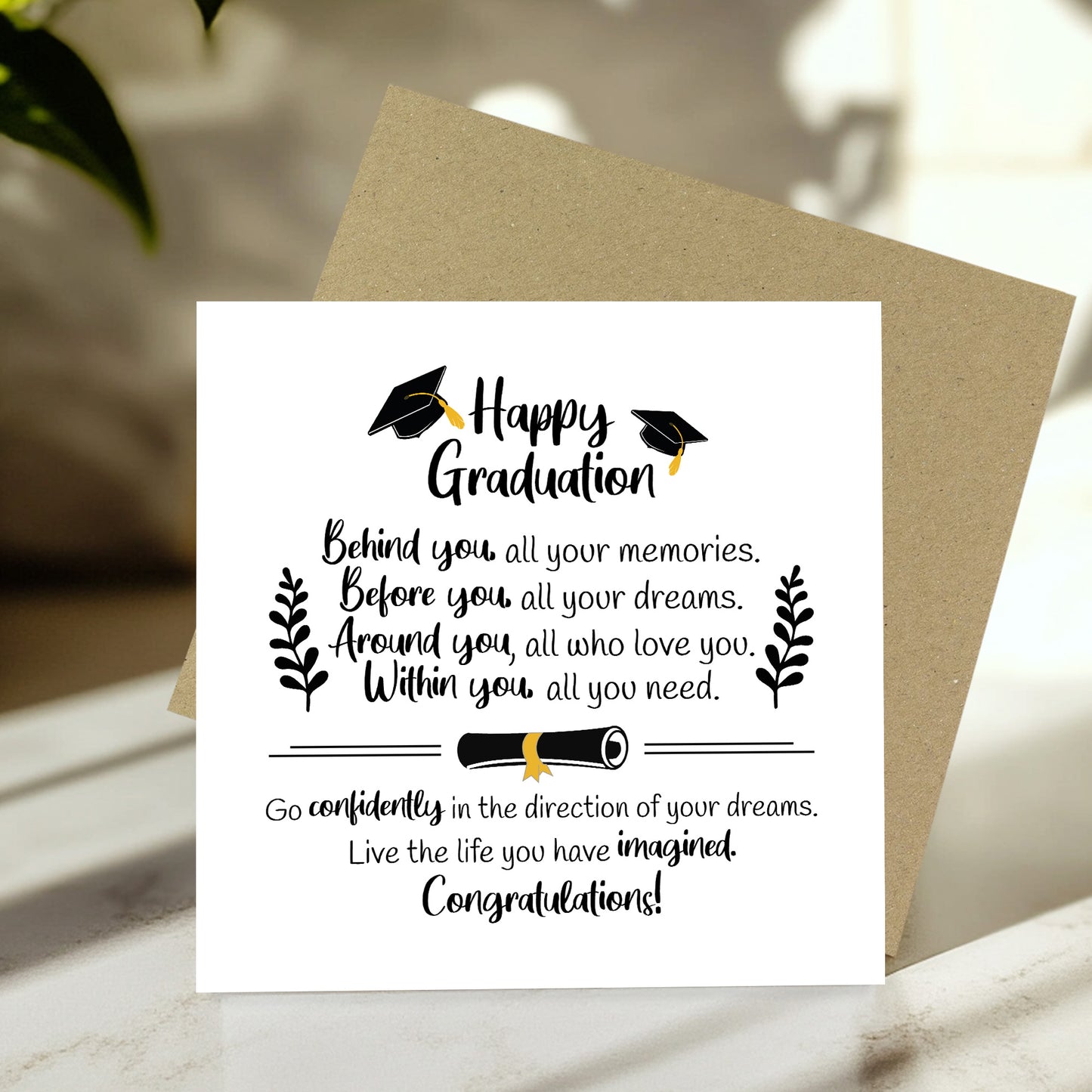 Happy Graduation Card For Daughter Son Grandson Granddaughter