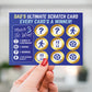 Dad Gift Novelty Scratch Card Gift For Birthday Fathers Day