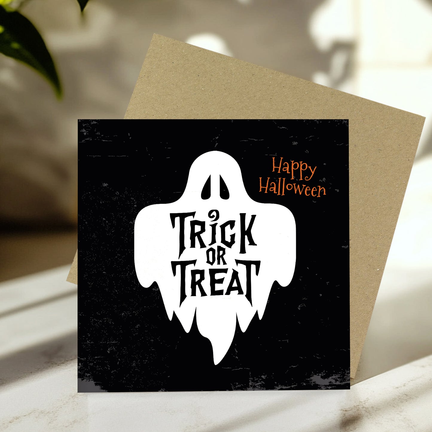 Ghost Halloween Card For Friend Daughter Son Couple Card For Him