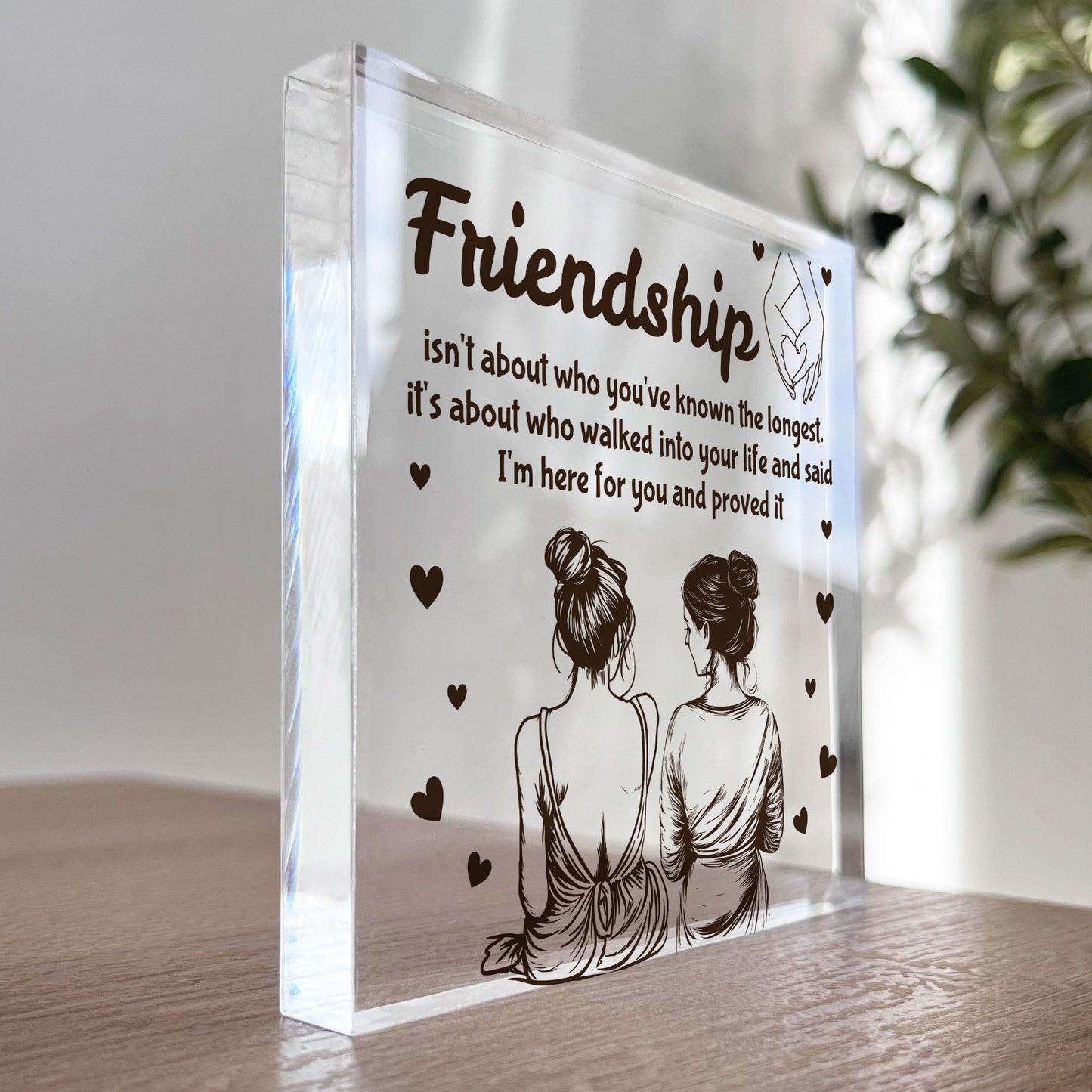 Best Friend Plaque Friendship Gift For Special Friend Birthday