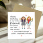 Happy Birthday Card For Lovely Friend Funny Card For Friend