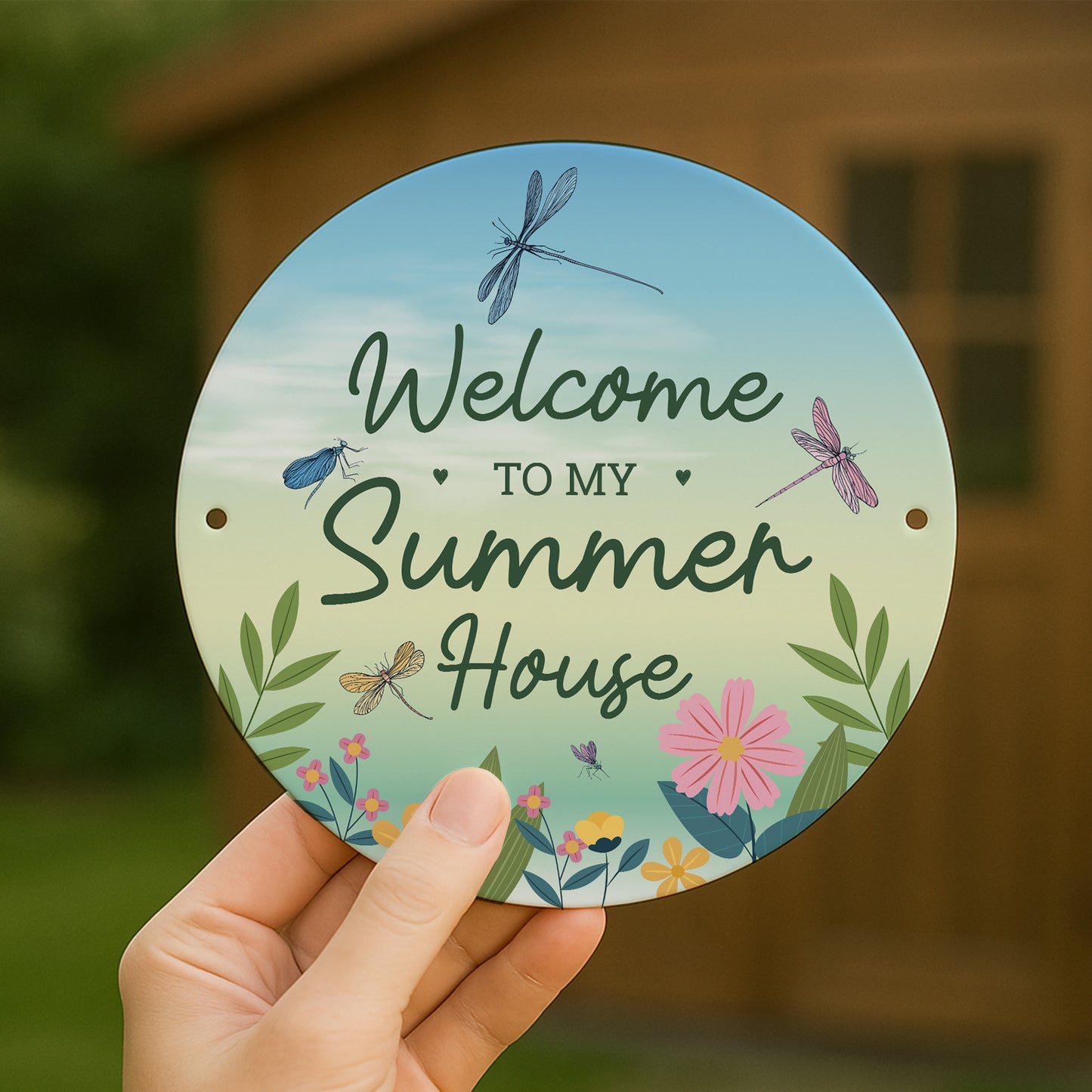 Welcome To My Summerhouse Sign For Garden Shed Garden Sign
