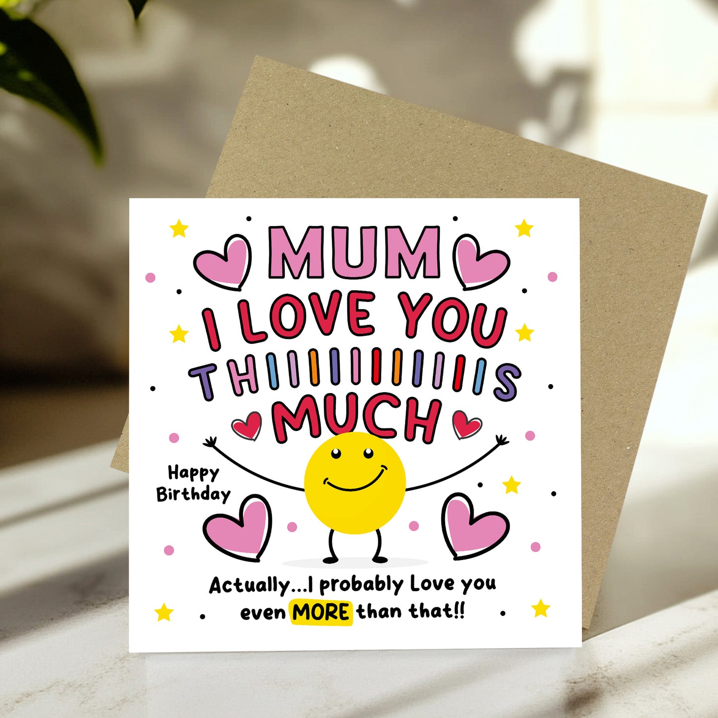 Mum Birthday Card For Her Mum Cards From Children Daughter Son
