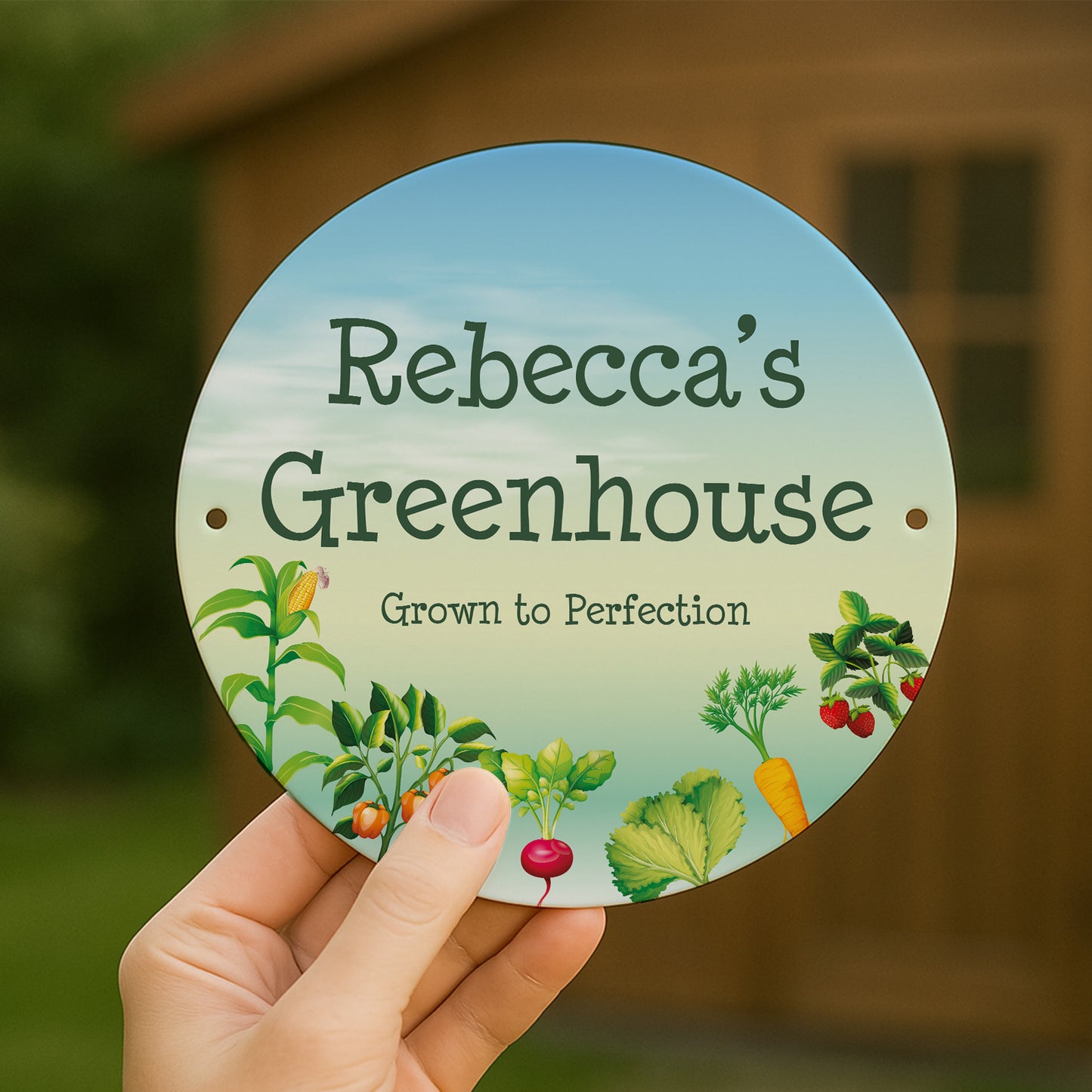 Personalised Greenhouse Sign For Garden Shed Any Name's Garden