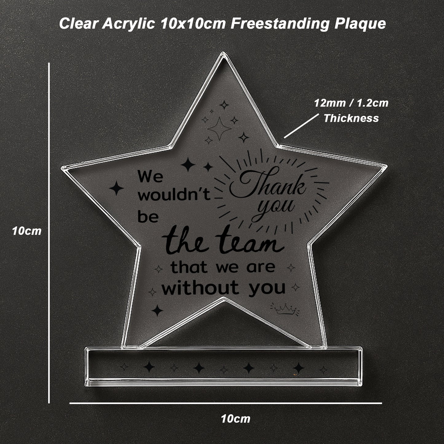 Thank You Gifts For Colleague Star Plaque Coworker Going Away