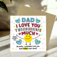Fathers Day Card For Dad Happy Father's Day Card For Dad