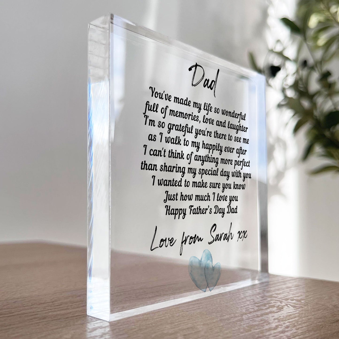 Personalised Gift For Dad On Fathers Day Father Of The Bride