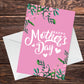 Mothers Day Card Unique Mum Mothers Day Cards With Floral Print