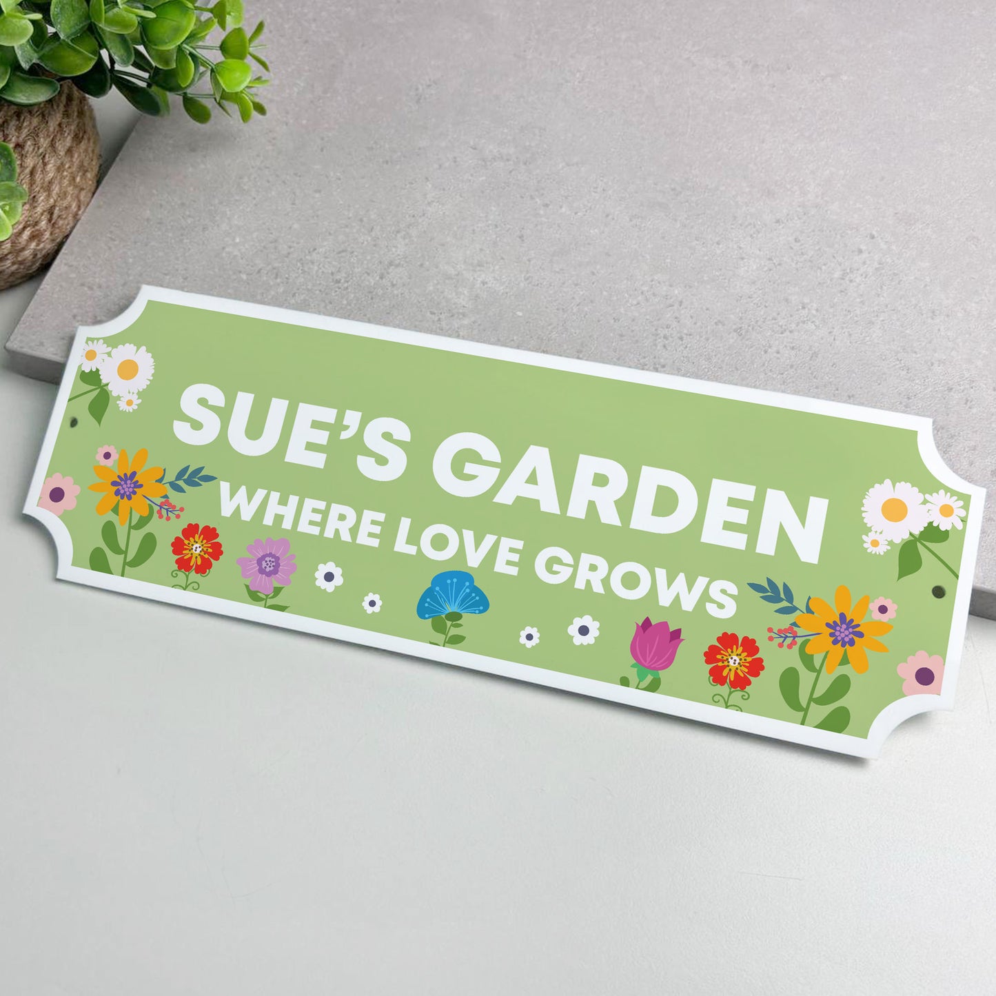 Garden Welcome Signs Personalised Outdoor Garden Shed Sign Yard
