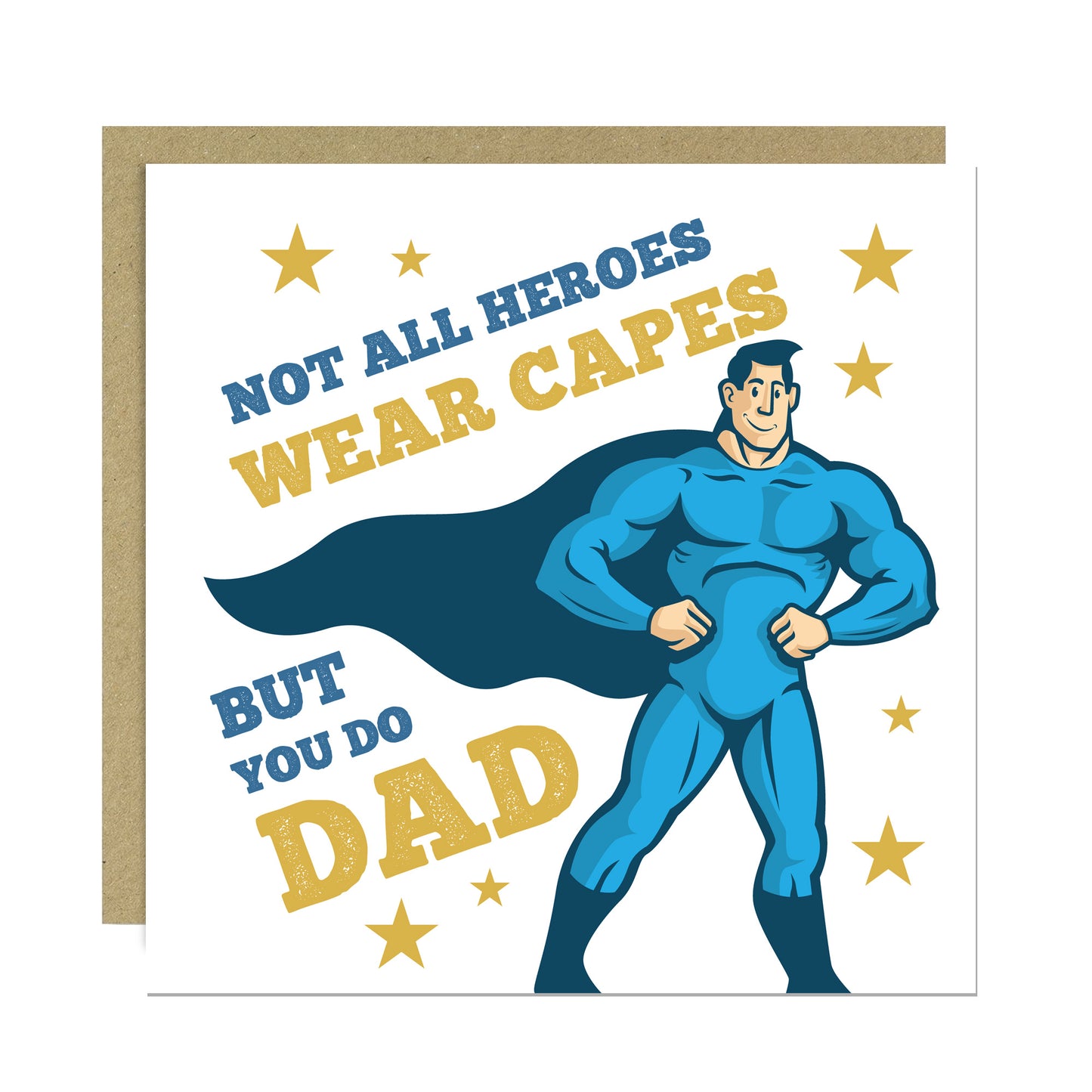 Superhero Dad Card Multipack of 6 For Birthday Fathers Day Cards