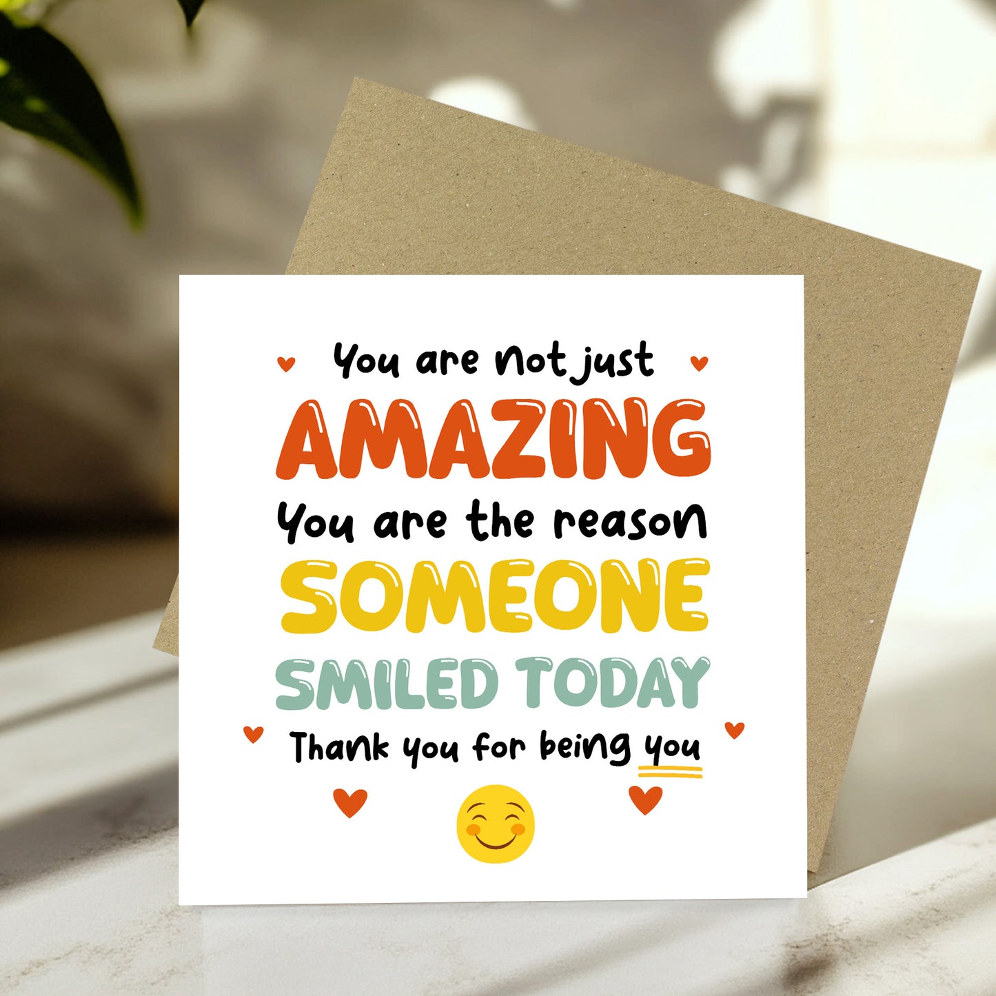 Thank You Card For Someone Special Thank You Card For Teacher