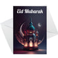 Eid Mubarak Multipack of 6 Cards For Friends Family Kids Ramadan
