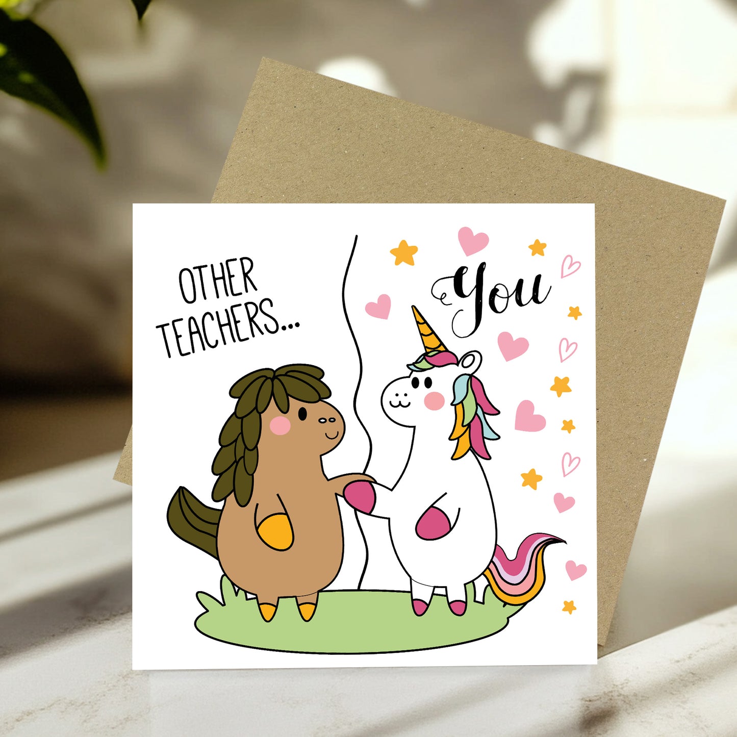 Funny Teacher Thank You Cards End of Term Leaving Card