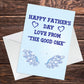 Happy Fathers Day Love From The Good One Funny Card For Dad