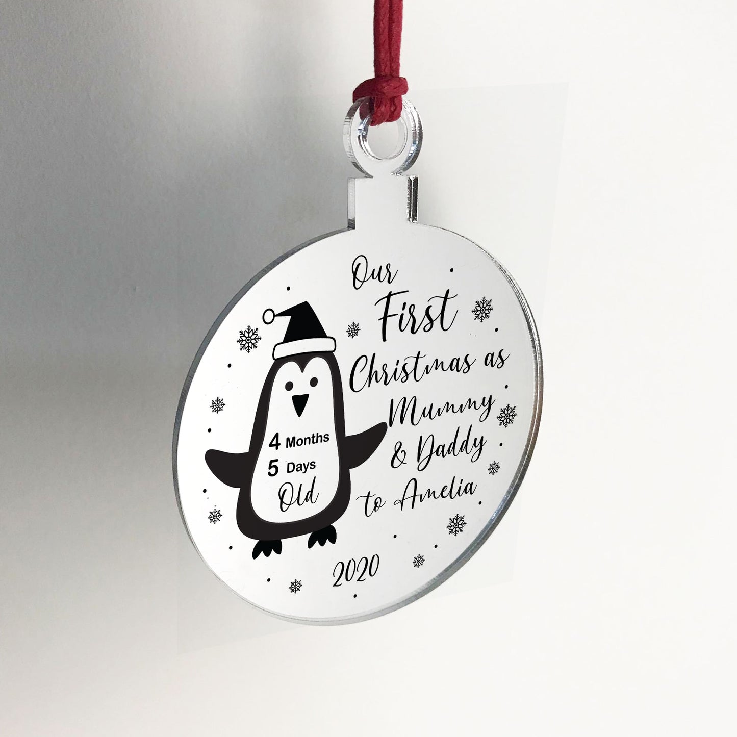 First Christmas As Mummy and Daddy Personalised Christmas Baby
