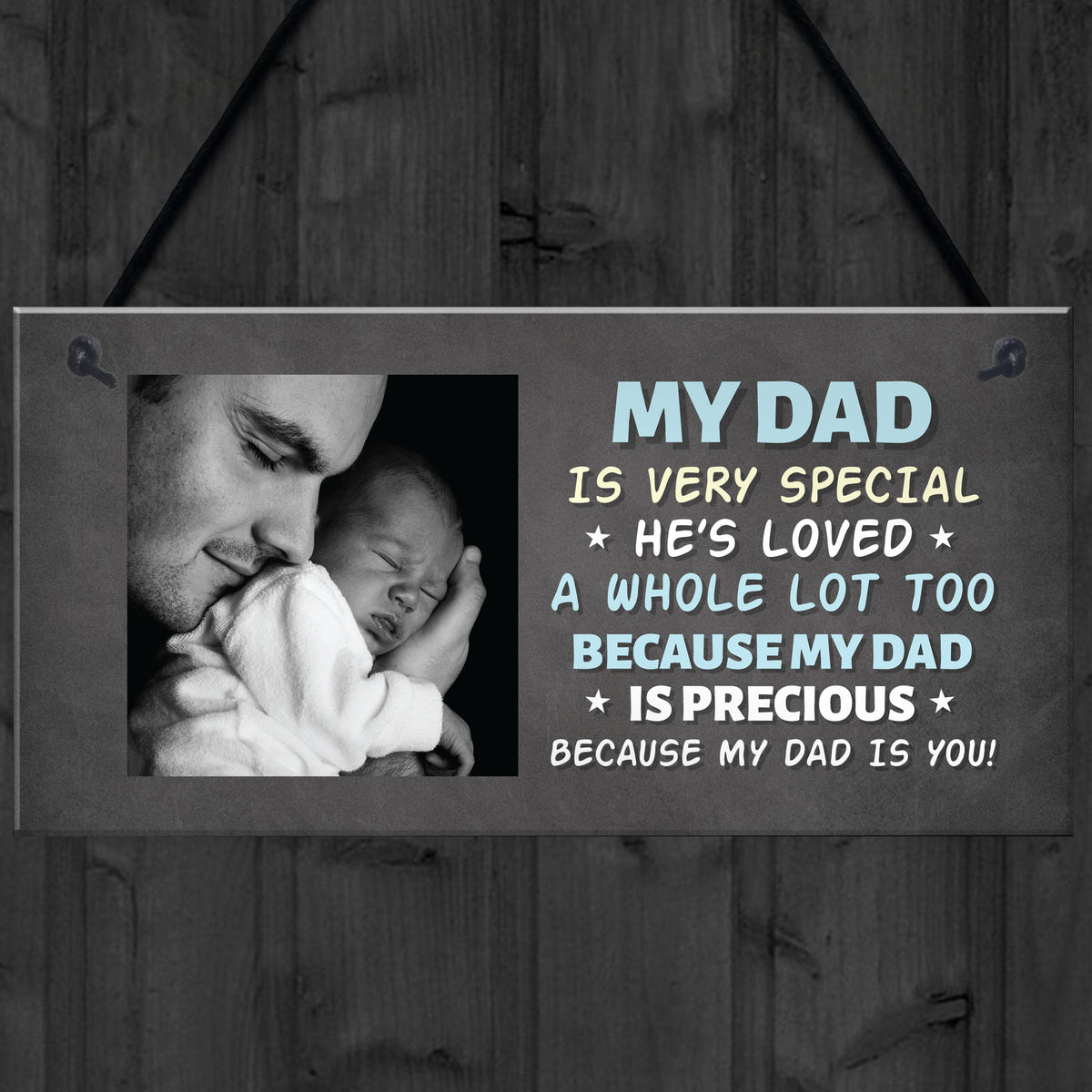 Personalised Gift For Dad Photo Plaque Birthday Gifts For Dad