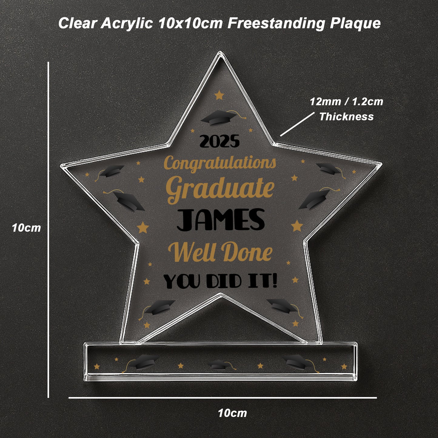 Personalised Congratulations On Your Graduation Gift Customised