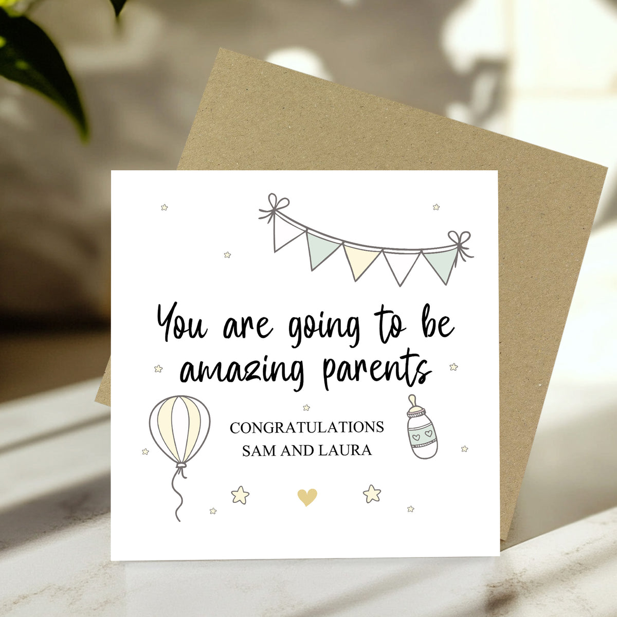 Personalised Pregnancy Card You Are Going To Be Amazing Parents