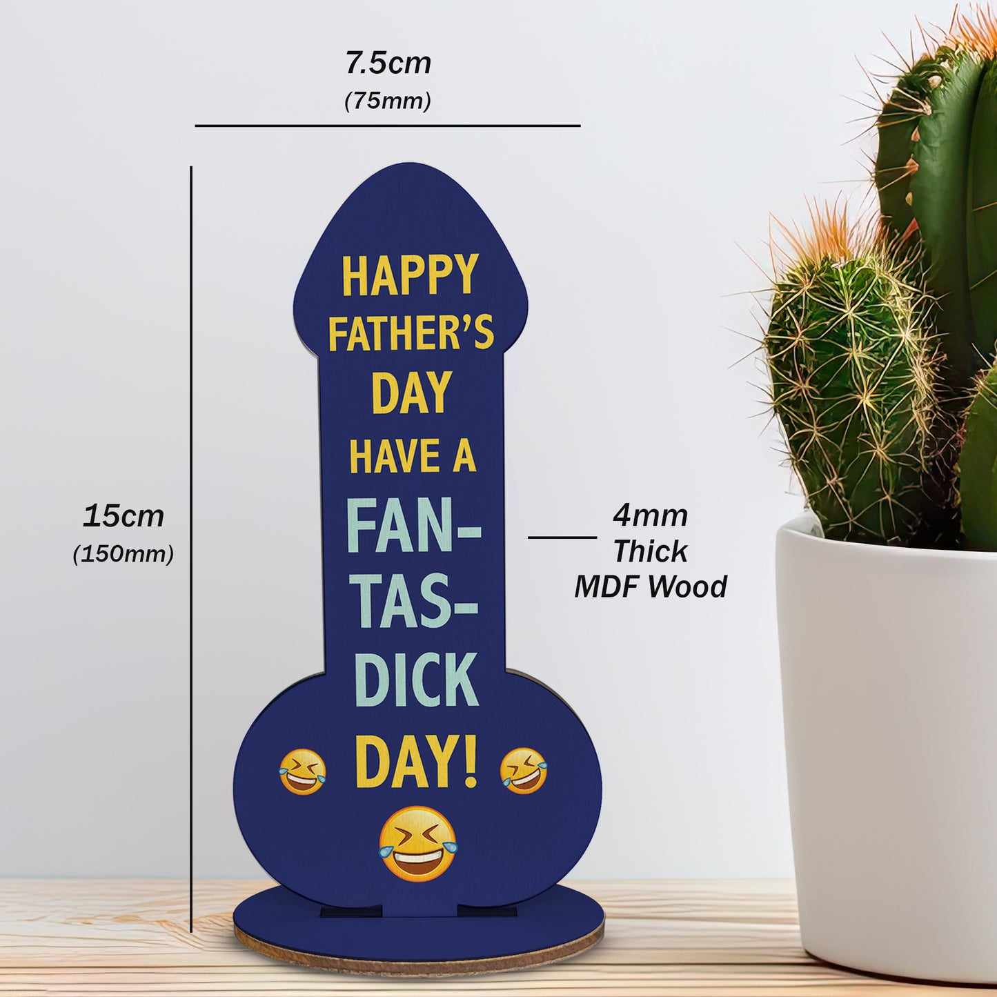 Happy Fathers Day Funny Plaque Gift For Dad Novelty Dad Gifts