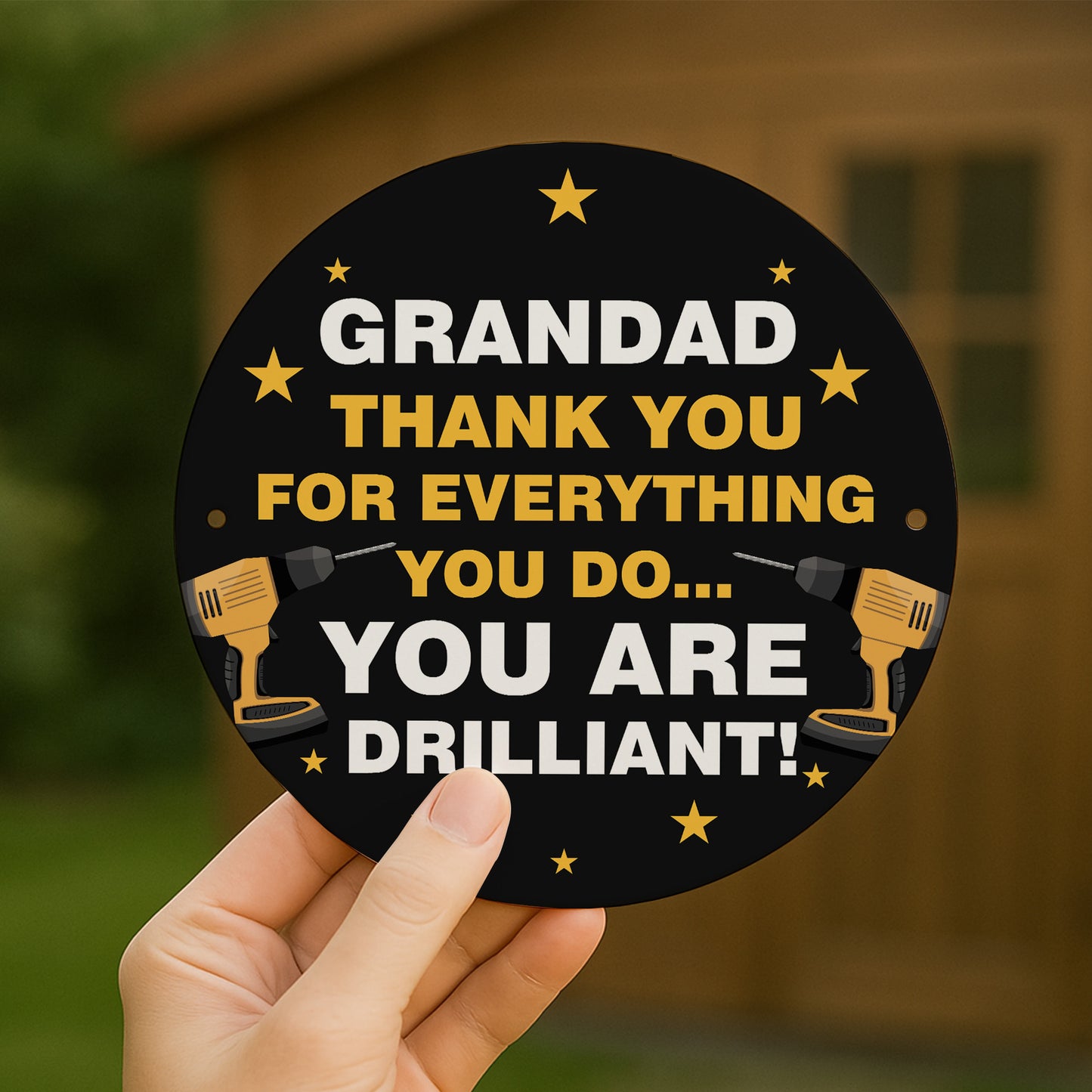 Grandad Gift For Fathers Day Birthday You Are Drilliant Man Cave