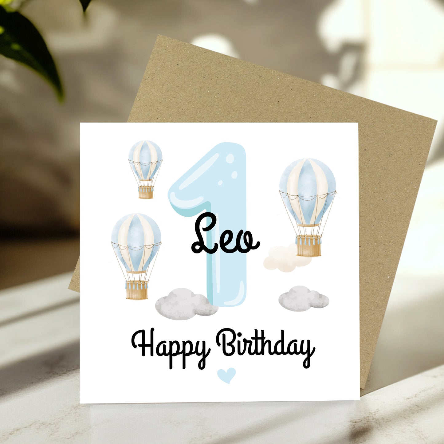1st Birthday Card For Baby Boy Son Grandson Nephew Brother
