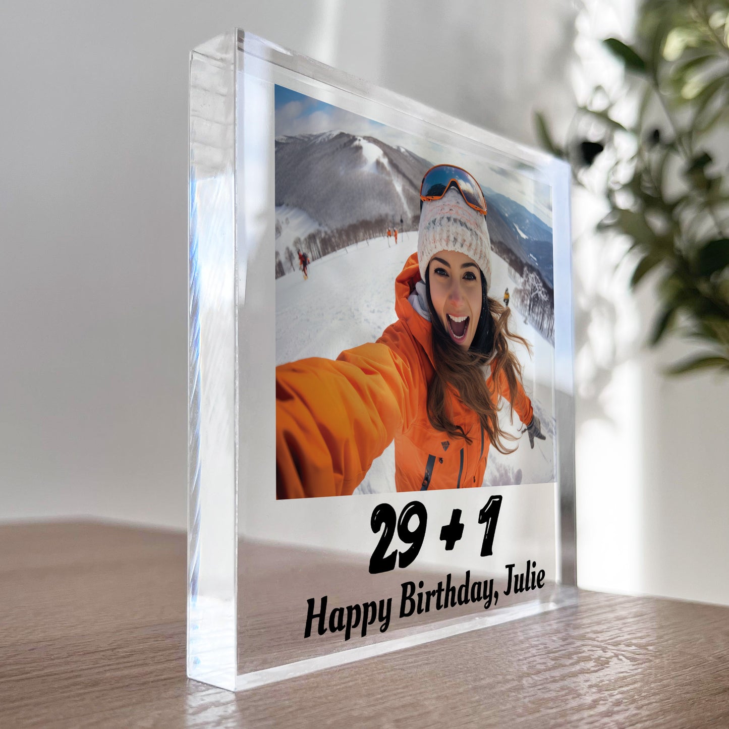 Funny 30th Birthday Gift For Him Her Personalised Photo Block