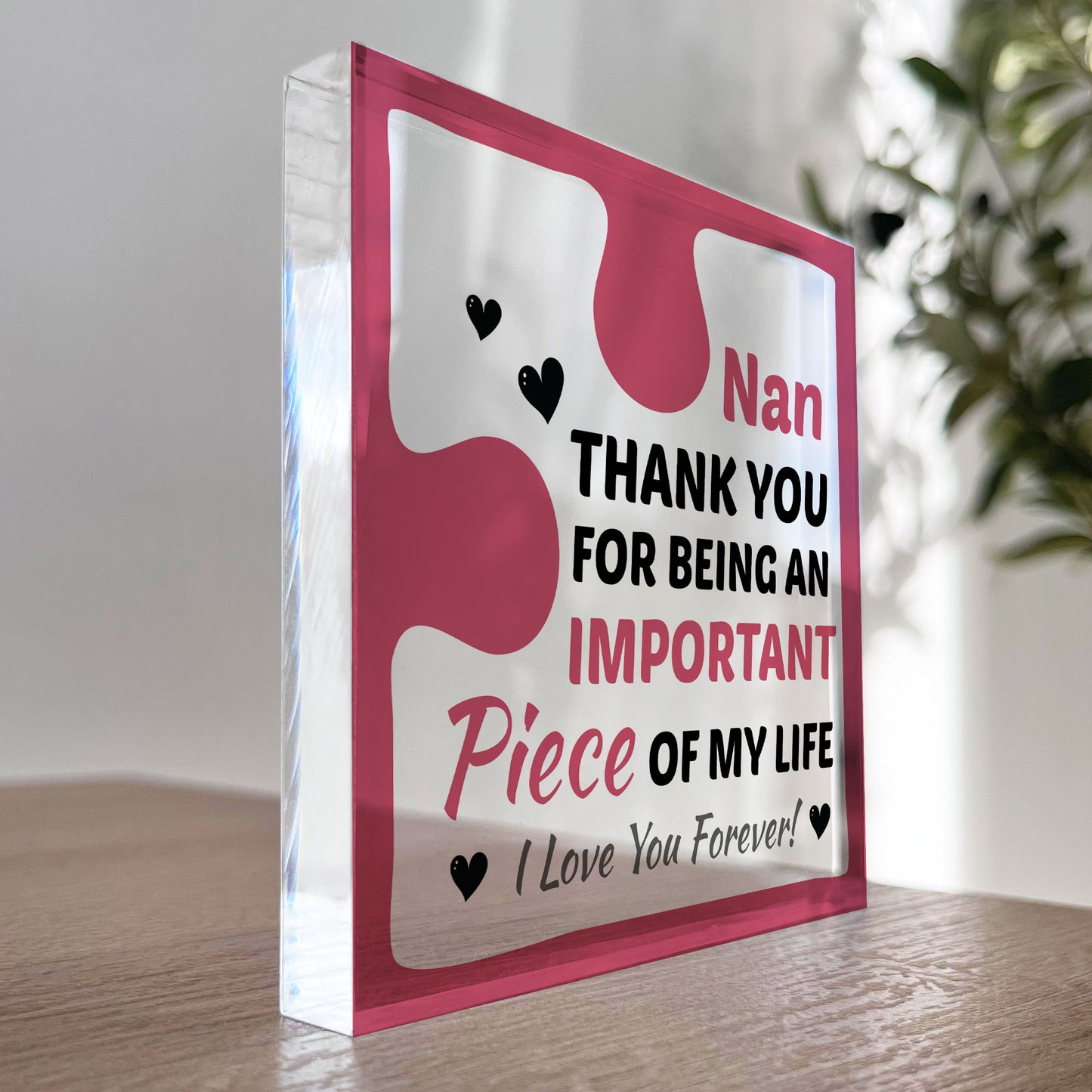 Birthday Gifts for NAN Acrylic Block Puzzle NAN BIRTHDAY GIFT