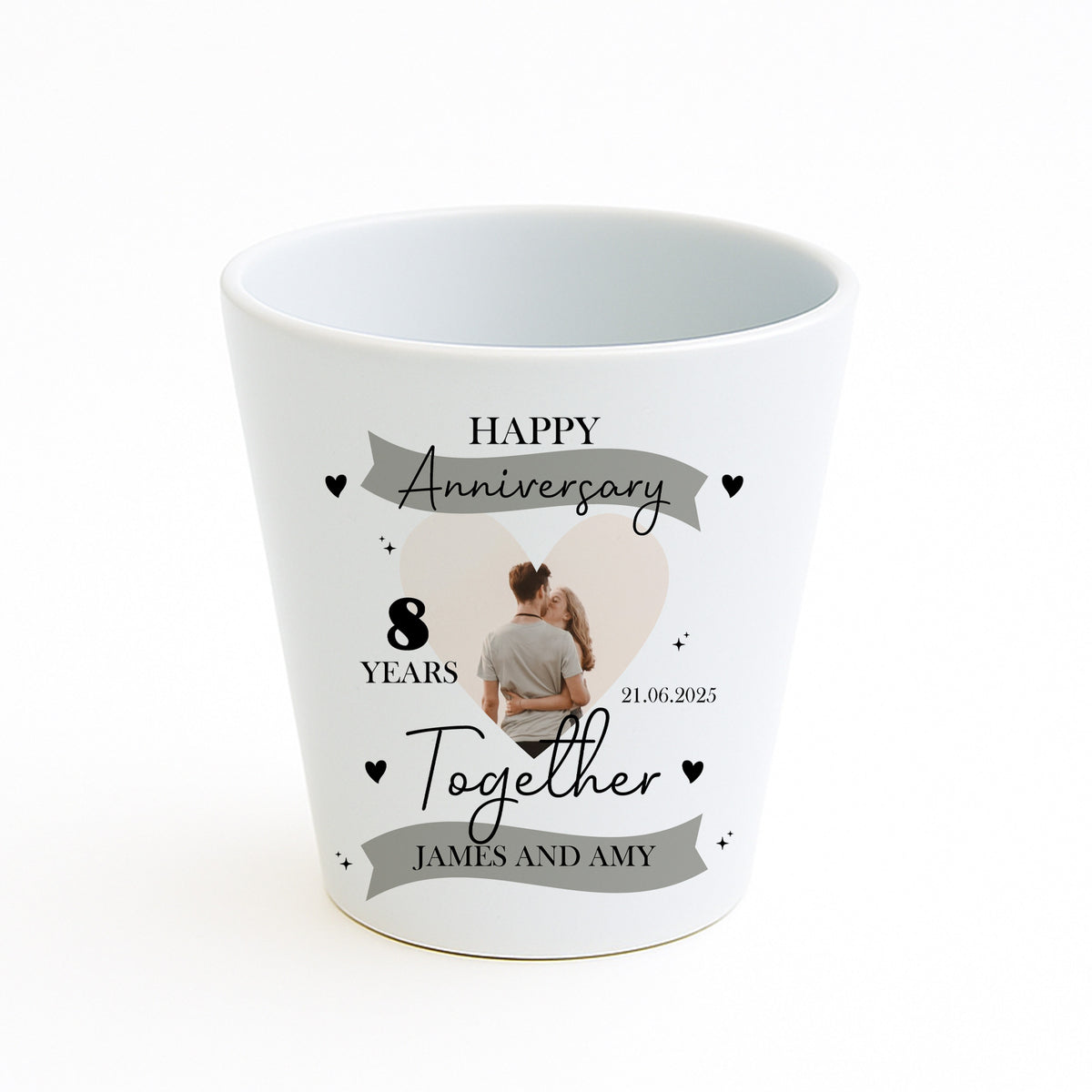 Personalised 8th Anniversary Gift Husband Wife Girlfriend