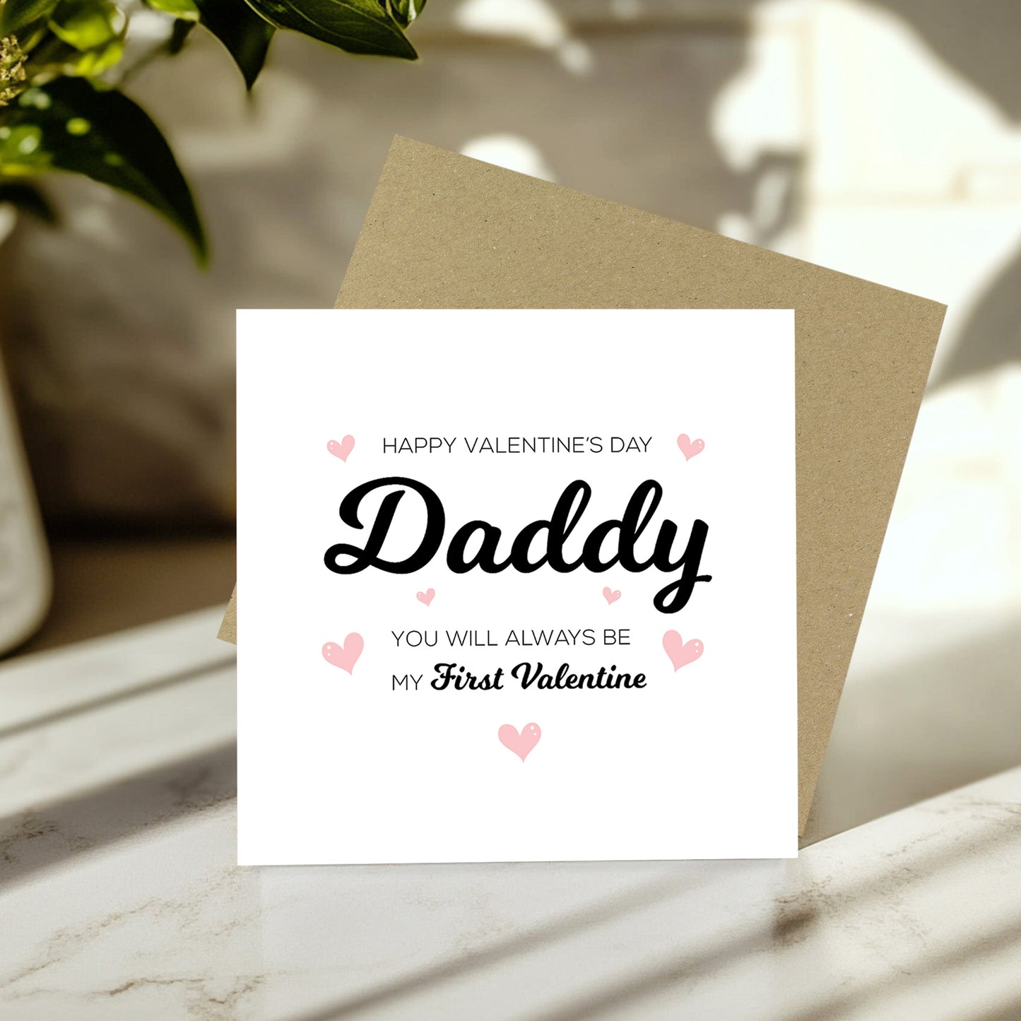 Daddy Valentine Card Daddys Valentine Card Daddy Valentine Gift