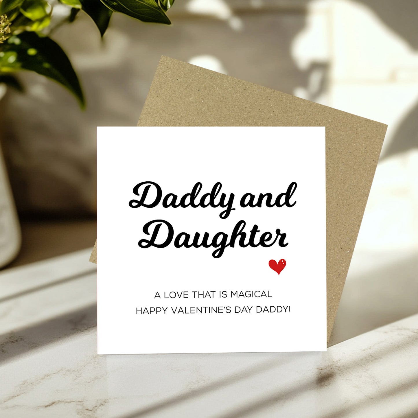 Valentines Card For Daddy Valentine Card Daddy Daughter Card