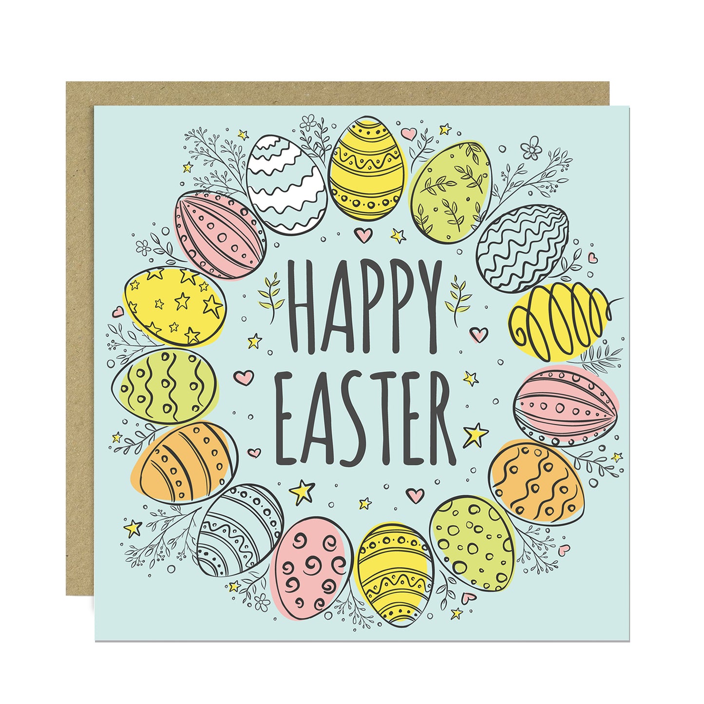 Multipack Of Easter Cards Pack of 6 Easter Cards Floral Design