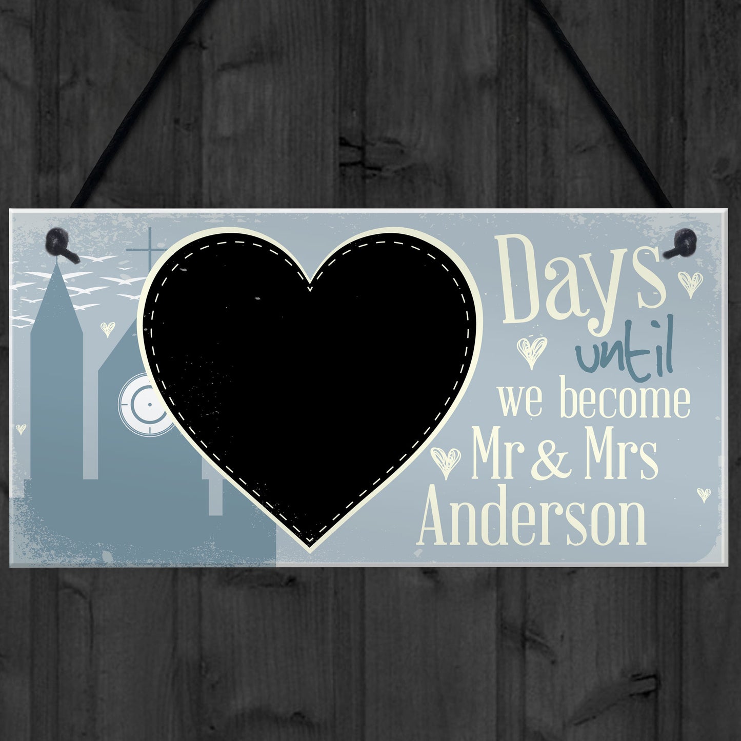 Wedding Countdown Days Until We Say I Do Engagement Gifts