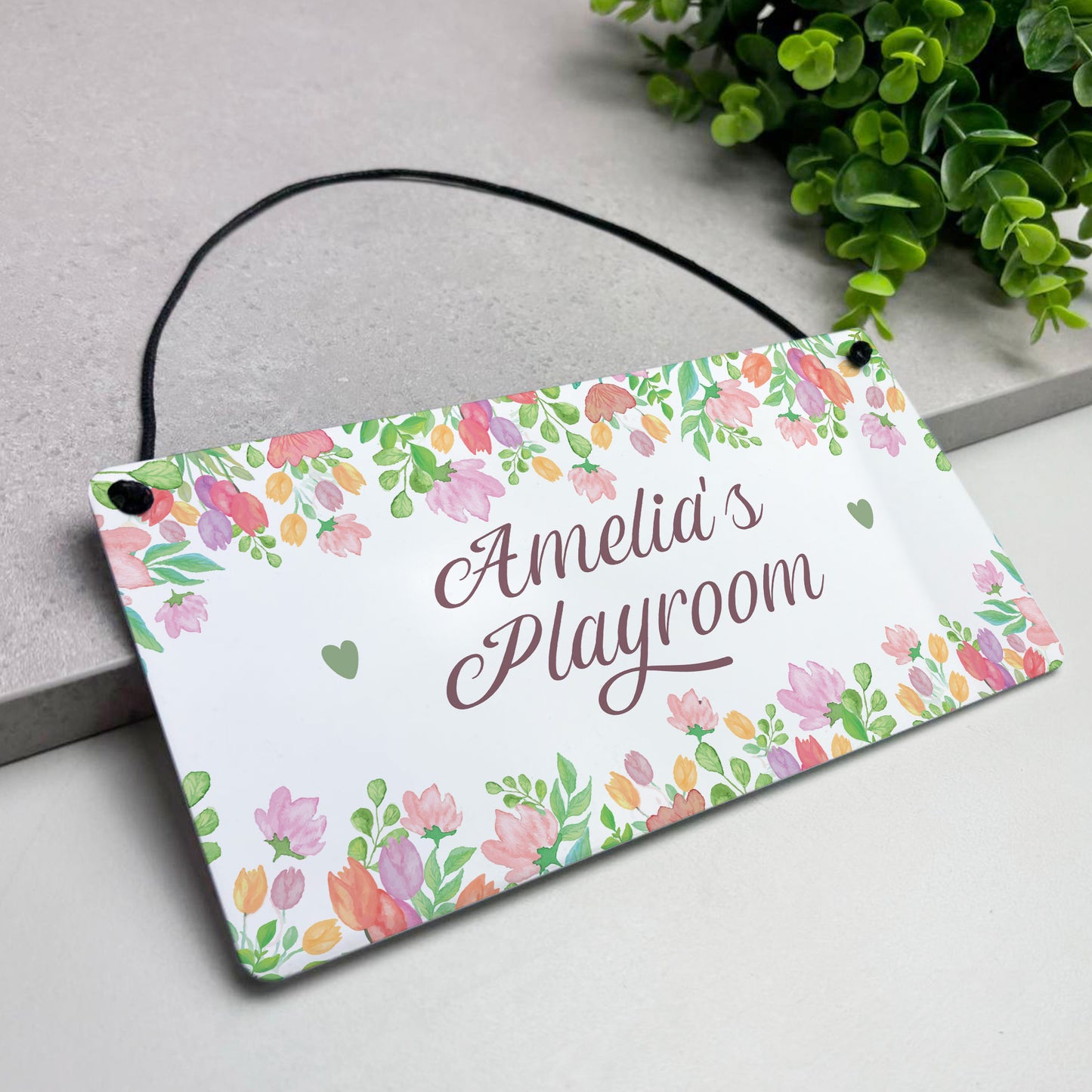Personalised Child's Playroom Sign For Indoor Gift For Kids