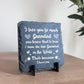 Grandad Gifts from Grandchildren Slate Plaque Birthday Christmas